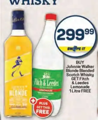 Pick n Pay JOHNNIE WALKER Blonde Blended Scotch Whisky offer