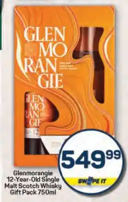 Pick n Pay Glenmorangie 12-Year-Old Single Malt Scotch Whisky Gift Pack 750ml offer