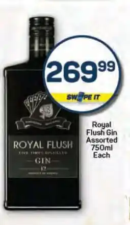 Pick n Pay Royal Flush Gin Assorted 750ml Each offer