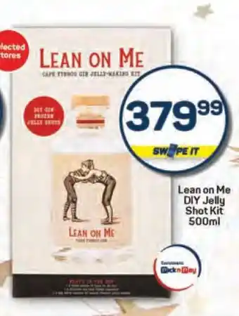 Pick n Pay Lean on Me DIY Jelly Shot Kit 500ml offer