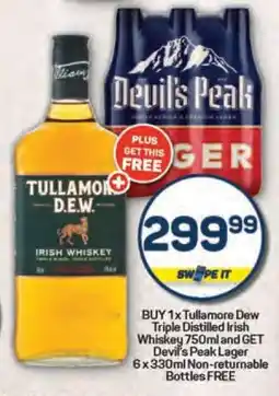 Pick n Pay Tullamore Dew Triple Distilled Irish Whiskey 750ml offer
