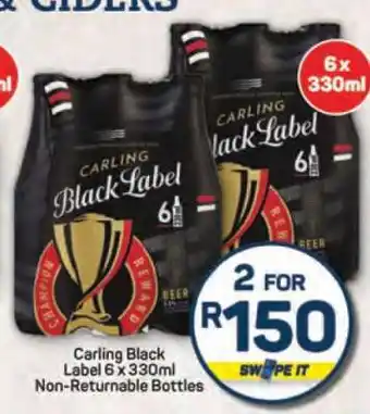 Pick n Pay Carling Black Label 6 x 330ml offer