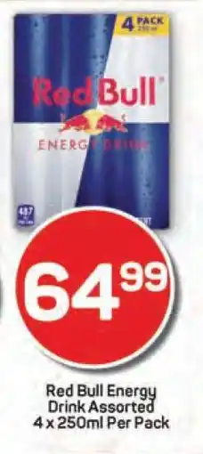 Pick n Pay Red Bull Energy Drink Assorted 4 x 250ml Per Pack offer