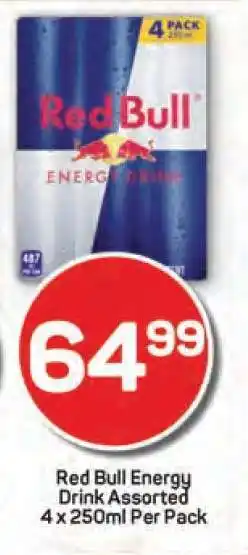 Pick n Pay Red Bull Energy Drink Assorted 4 x 250ml Per Pack offer