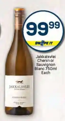Pick n Pay Jakkalsvlei Chenin or Sauvignon Blanc 750ml offer