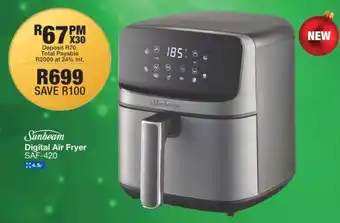 OK Furniture Sunbeam Digital Air Fryer SAF-420 offer