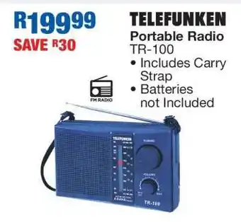 OK Furniture TELEFUNKEN Portable Radio TR-100 offer