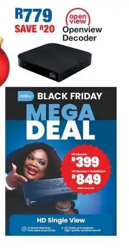 OK Furniture Openview Decoder offer