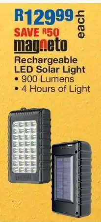 OK Furniture Magneto Rechargeable LED Solar Light offer