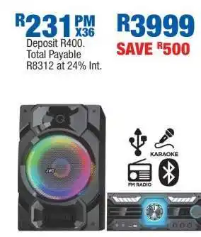 OK Furniture JVC Speaker System offer