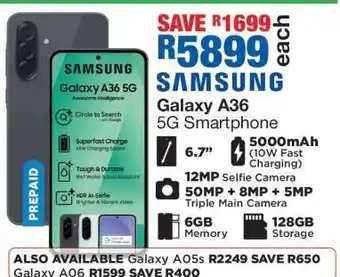 OK Furniture Samsung Galaxy A36 5G offer
