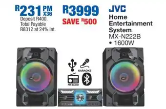 OK Furniture JVC Home Entertainment System MX-N222B offer