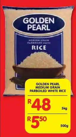 Shoprite GOLDEN PEARL MEDIUM GRAIN PARBOILED WHITE RICE offer