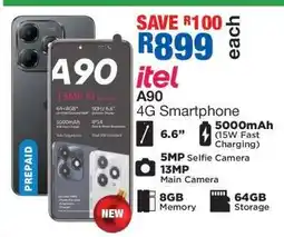 OK Furniture itel A90 4G Smartphone offer