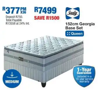OK Furniture 152cm Georgia Base Set offer