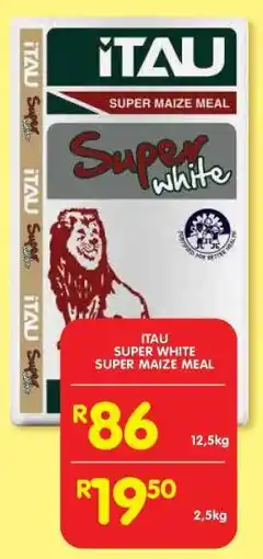 Shoprite ITAU Super White Super Maize Meal offer