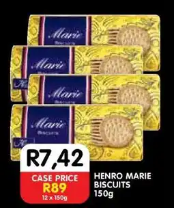 Shoprite HENRO MARIE BISCUITS 150g offer