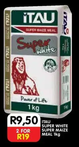 Shoprite ITAU SUPER WHITE SUPER MAIZE MEAL 1kg offer