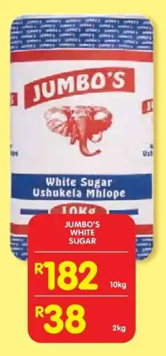 Shoprite JUMBO'S WHITE SUGAR offer