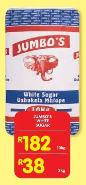 Shoprite JUMBO'S WHITE SUGAR offer