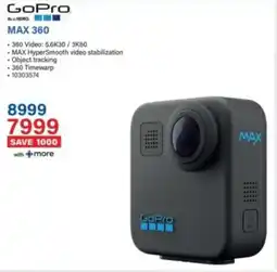 Incredible Connection GoPro MAX 360 offer