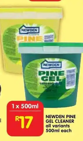 Shoprite NEWDEN PINE GEL CLEANER offer