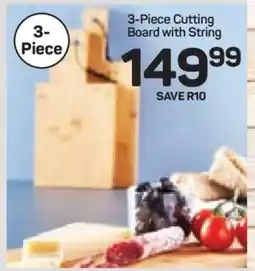 Pick n Pay Hypermarket 3-Piece Cutting Board with String offer