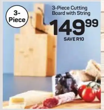 Pick n Pay Hypermarket 3-Piece Cutting Board with String offer