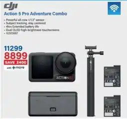 Incredible Connection Dji Action 5 Pro Adventure Combo offer