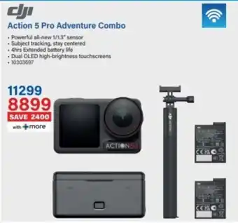 Incredible Connection Dji Action 5 Pro Adventure Combo offer