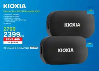 Incredible Connection KIOXIA Exceria Plus G2 2TB Portable SSD offer