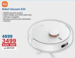 Incredible Connection Xiaomi Robot Vacuum S20 offer