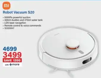 Incredible Connection Xiaomi Robot Vacuum S20 offer