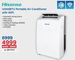 Incredible Connection Hisense 12000BTU Portable Air Conditioner with WiFi offer