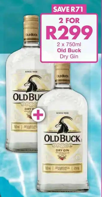 President Hyper Old Buck Dry Gin offer