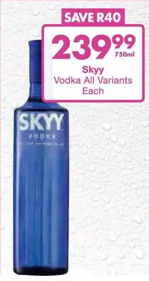 President Hyper Skyy Vodka All Variants offer