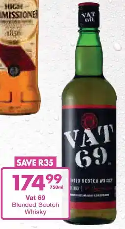 President Hyper Vat 69 Blended Scotch Whisky offer