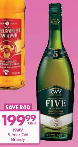 President Hyper KWV 5-Year-Old Brandy offer