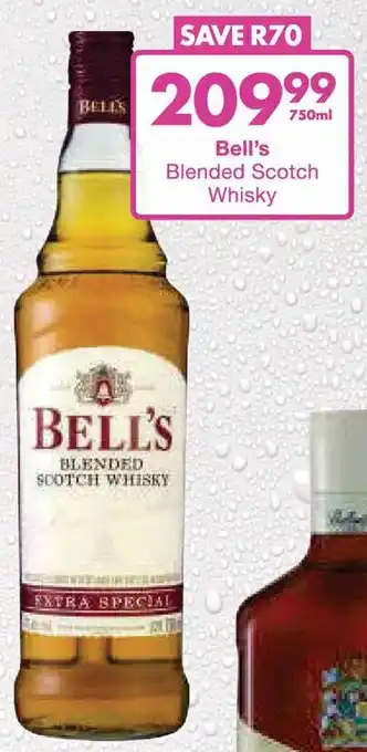 President Hyper Bell's Blended Scotch Whisky offer