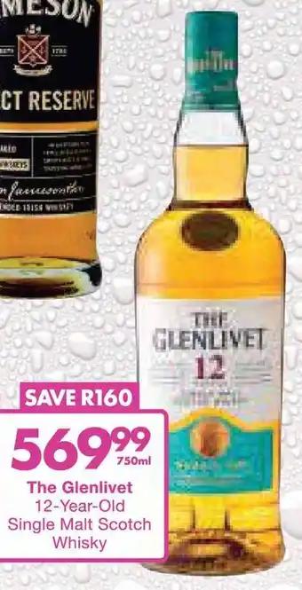 President Hyper The Glenlivet 12-Year-Old Single Malt Scotch Whisky offer