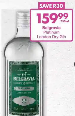 President Hyper Belgravia Platinum London Dry Gin offer