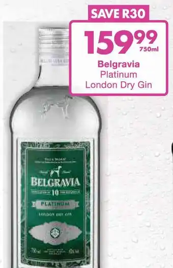 President Hyper Belgravia Platinum London Dry Gin offer
