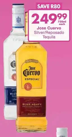President Hyper Jose Cuervo Silver/ Reposado Tequila offer