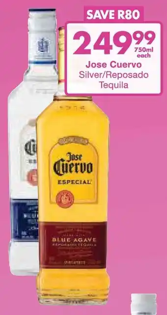 President Hyper Jose Cuervo Silver/ Reposado Tequila offer