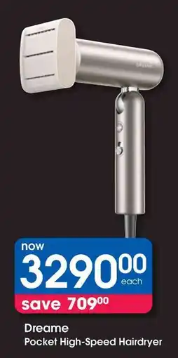 Clicks Dreame Pocket High-Speed Hairdryer offer