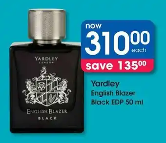 Clicks Yardley English Blazer Black EDP offer
