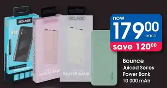 Clicks Bounce Juiced Series Power Bank 10 000 mAh offer