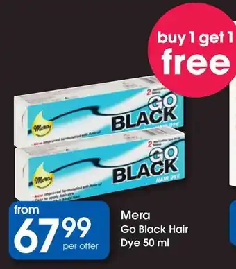 Clicks Mera Go Black Hair Dye offer