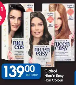Clicks Clairol Nice'n Easy Hair Colour offer