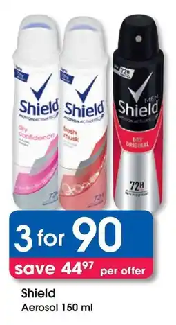 Clicks Shield Aerosol offer